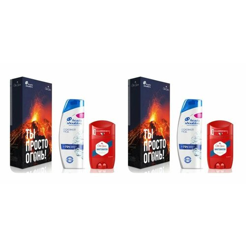 дезодорант old spice твердый whitewater 50мл Шампунь против перхоти Head & Shoulders 400 мл, Твердый дезодорант Whitewater 50 гр, 2 уп.