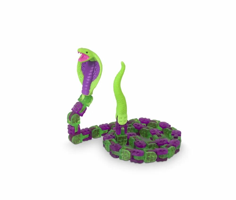 Klixx Creaturez Антистресс-игрушка Кобра фиолетовая