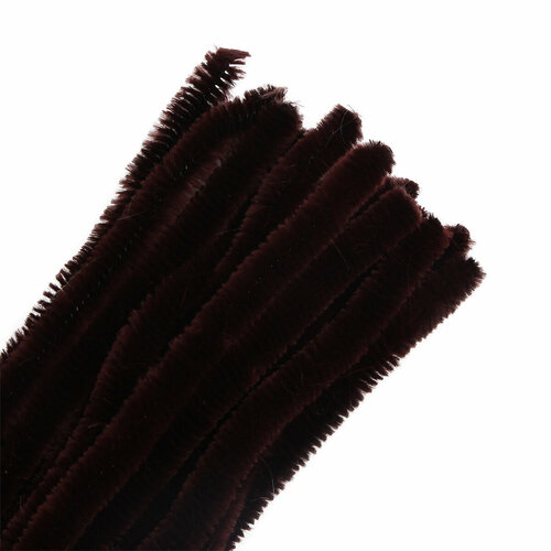 Синель-проволока 12 мм30см 15штупак AstraCraft A-046 темно-коричневый 180₽