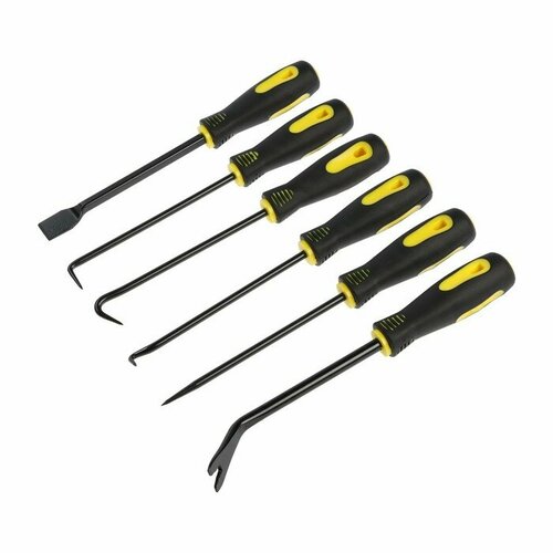 Набор крючков для уплотнительных колец тундра усиленные 2К рукоятки 150 мм 6 шт 1588₽