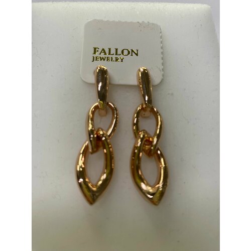 Серьги FJ Fallon Jewelry, золотой