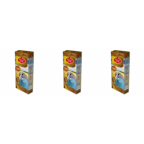 Родные Корма Зерновая палочка для попугаев С орехами, 90 г, 3 шт