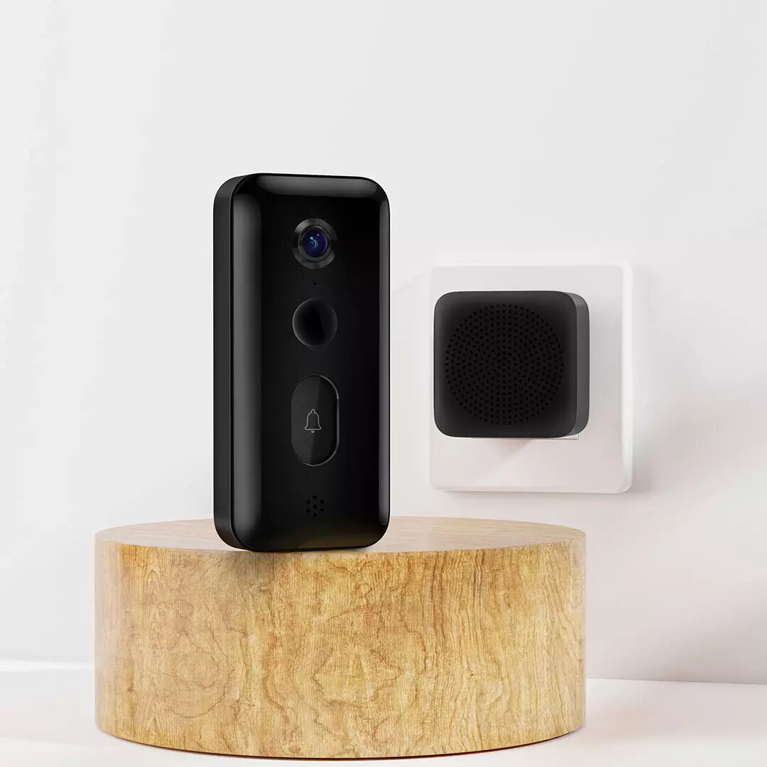 Картинки Умный дверной звонок Xiaomi Mijia Smart Video Doorbell 3 2K HD MJML05-FJ, черный