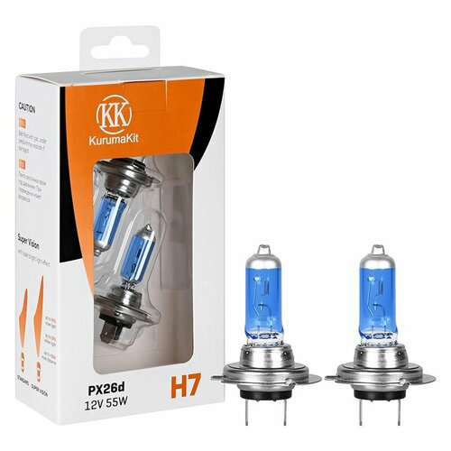 Галогенная автомобильная лампа Kurumakit H7.12V.55W. PX26d. Блистер