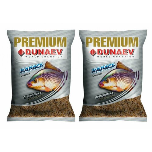 прикормка dunaev premium 1кг фидер 2шт Прикормка DUNAEV-PREMIUM 1кг Карась 2шт