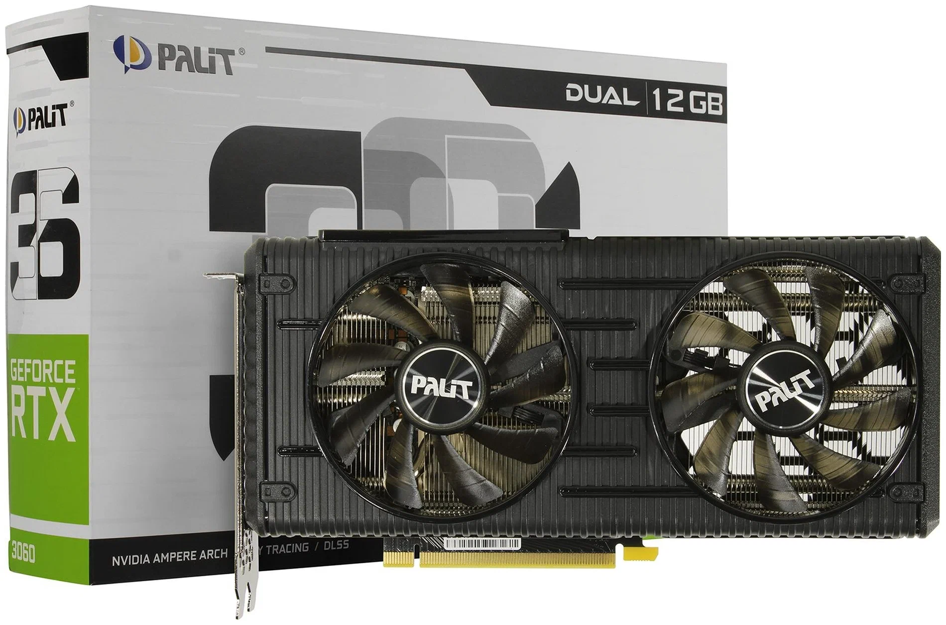Видеокарта Palit GeForce RTX 3060 Dual OC 12 GB
