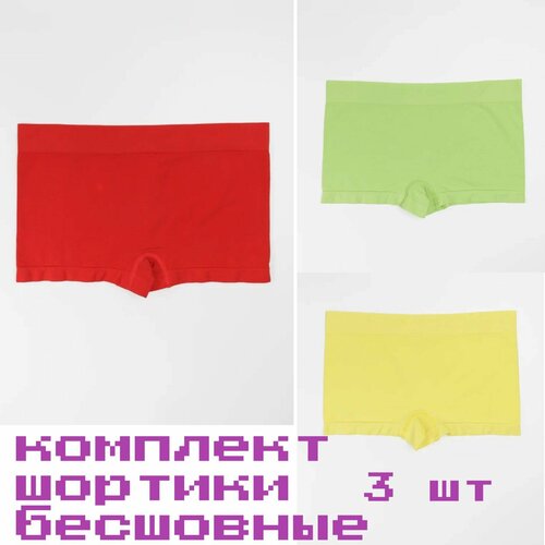 фото Трусы , размер s/m, красный, желтый, зеленый нет бренда