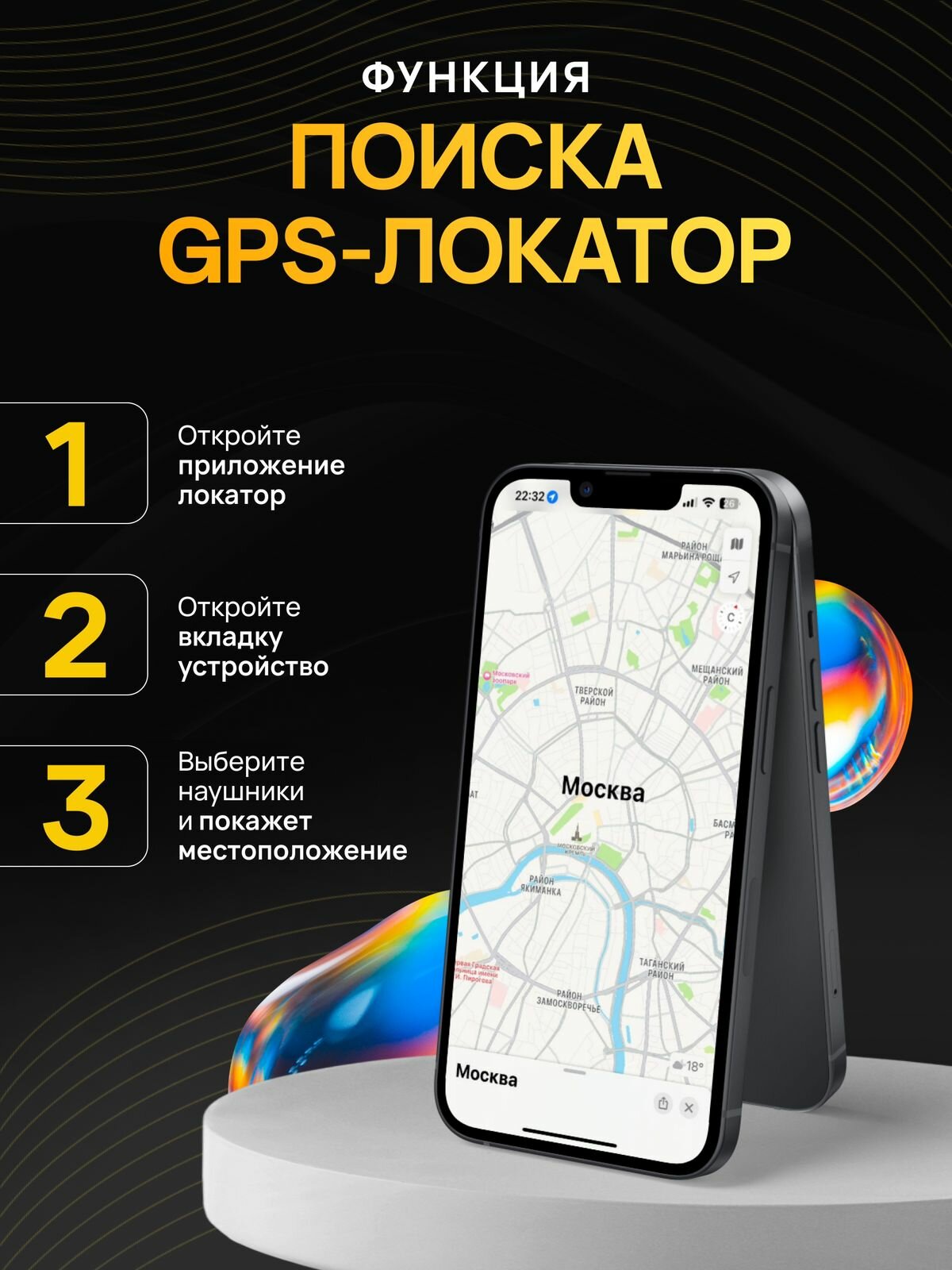 Наушники беспроводные A. Pods 3 PREMIUM: Original Quality: сенсорные Bluetooth наушники, белые, с микрофоном, совместимы с iPhone и Android с анимацией и влагозащитой — фото 1