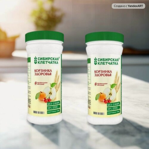 Изображение товара Клетчатка Сибирская клетчатка, Корзинка здоровья, 280 г, 2 уп