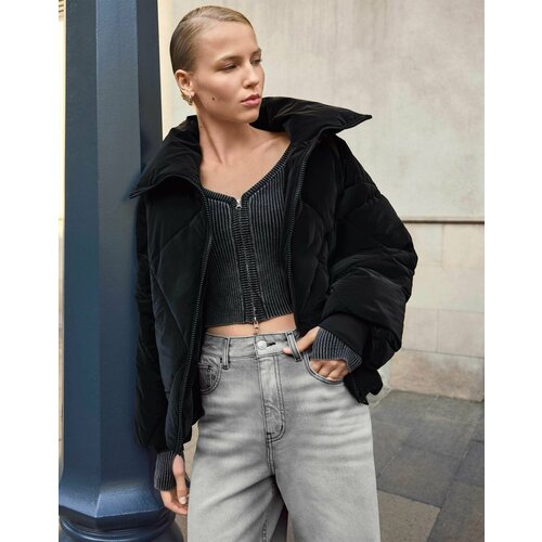 фото Куртка gloria jeans, размер xs (38-40), черный