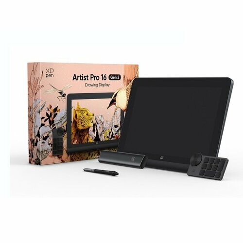 Планшет графический Xppen Artist Pro 16 WQXGA 2560 x 1600 (2е поколение) + HDMI кабель черный