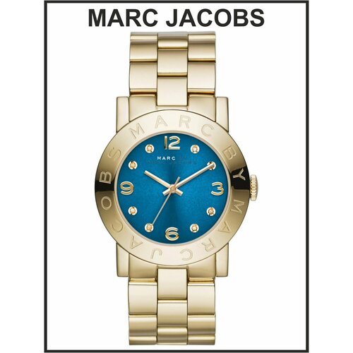 фото Наручные часы marc jacobs, золотистый/синий