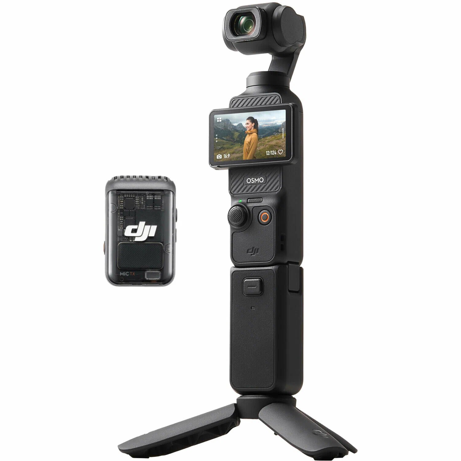 DJI Osmo Pocket 3 Creator Combo Black | Экшн-камера с трехосным стабилизатором