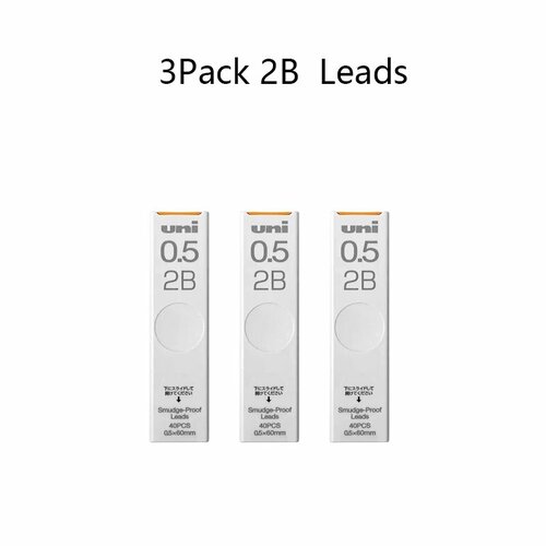 Механический карандаш Uniball Kuru Toga 05 мм 3 Pack HB Leads 657₽