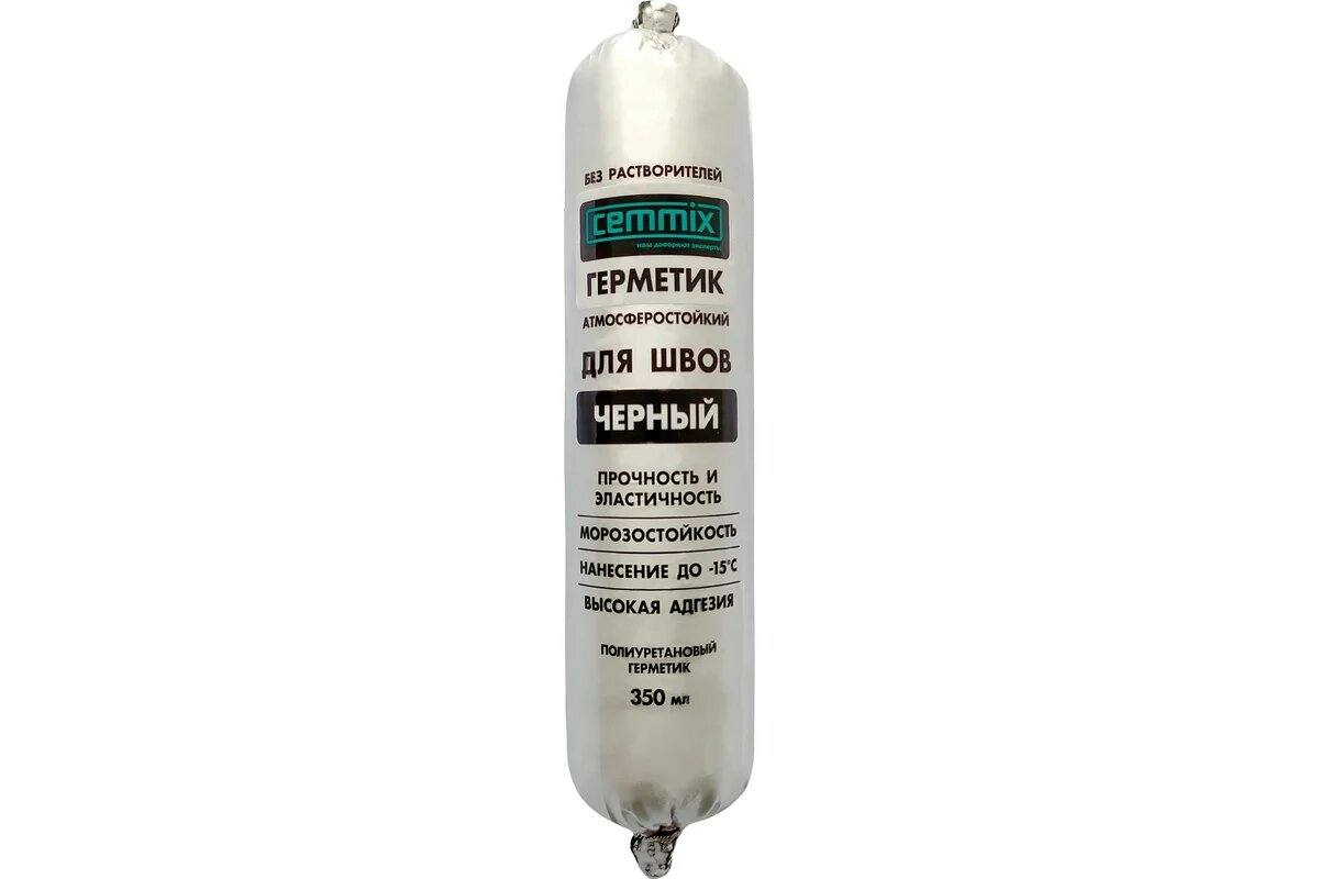 Клей-герметик сверхпрочный Cemmix 350 мл черный 1шт файл-пакет