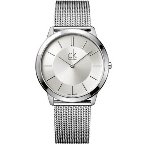 фото Наручные часы calvin klein minimal, серебристый