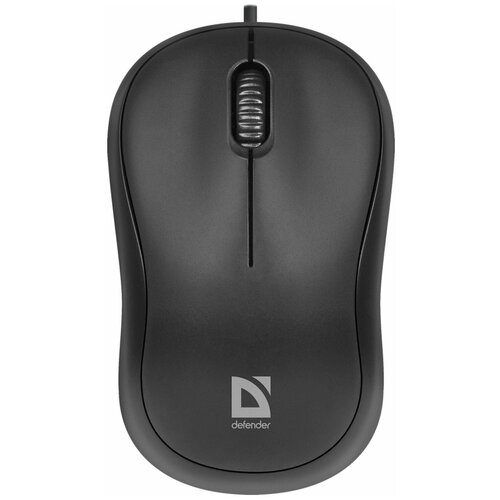 Мышь оптическая проводная Defender Patch MS-759 USB черная 2 кнопкиколесо 52759 35200₽