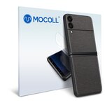 Пленка защитная MOCOLL для задней панели Samsung Galaxy Z Flip 3 Металлик Черный - изображение
