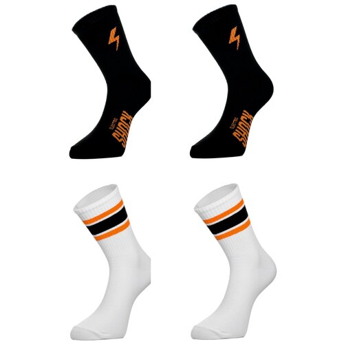 фото Носки муж. чобот арт. 42-111 (4 пары), р.27-29, черный/белый chobot