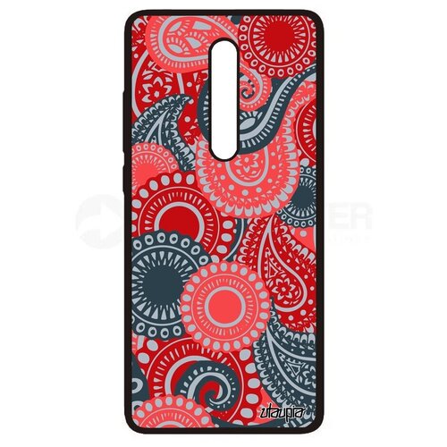 фото Защитный чехол на // xiaomi redmi k20 // "кружевной узор" цветы цветок, utaupia, синий
