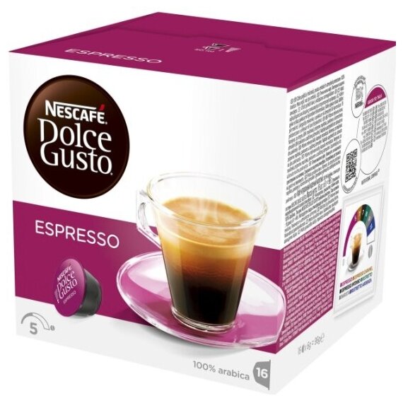 Кофе в капсулах Nescafe Dolce Gusto Espresso 16 капсул