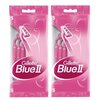 Бритвенный станок женский Gillette Blue II Women одноразовый (2 упаковки) - изображение