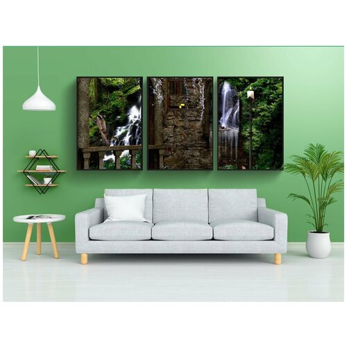 фото Набор модулных постеров для интерьера "магия, фантазия, ночь" 60x90 см. в тубусе, без рамки lotsprints