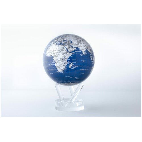 Глобус самовращающийся MOVA GLOBE с политической картой мира, цвет синий – голубой