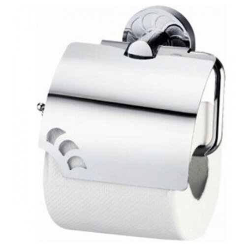 фото Держатель туалетной бумаги wasserkraft isen k-4025 с крышкой хром