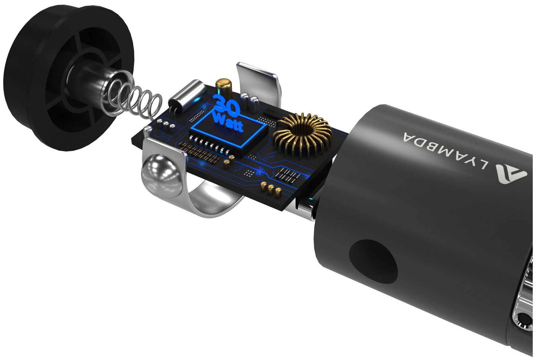 Автомобильное зарядное устройство Lyambda, USB, 5A, черный Noname - фото №7