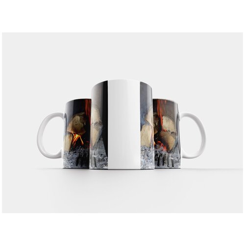 фото Кружка "пожар, печь, зима" 320 мл lotsprints