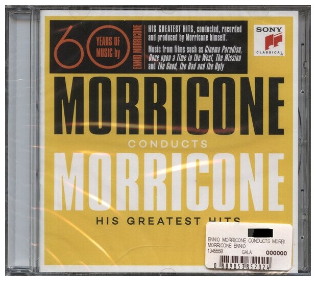 AUDIO CD Ennio Morricone Conducts Morricone - His Greatest Hits. 1 CD