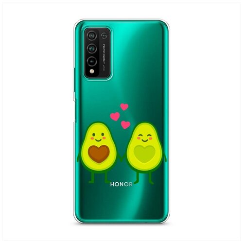 фото Силиконовый чехол "авокадная любовь" на honor 10x lite / хонор 10x лайт case place