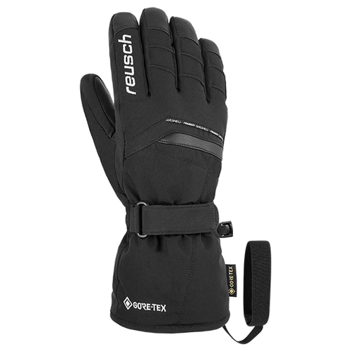 Перчатки горнолыжные REUSCH Manni GTX Black/White/Fire Red (inch (дюйм):10)