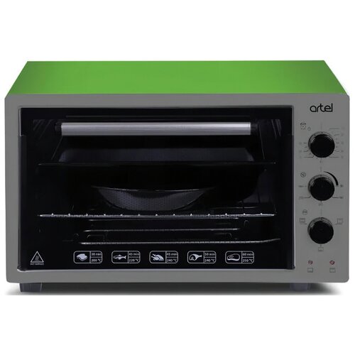 фото Мини печь artel md 3618 e зелено-серая