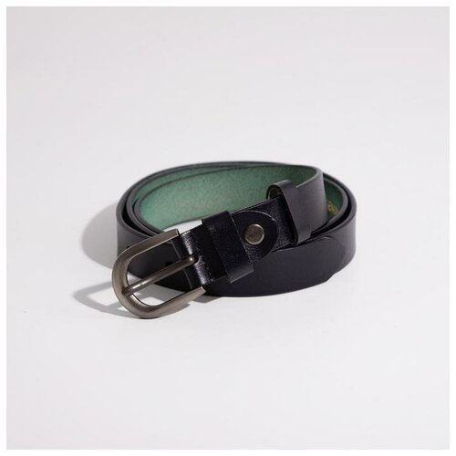 фото Ремень женский, ширина 2,5 см, винт, пряжка металл, цвет синий rusexpress