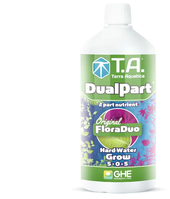 Удобрение минеральное Terra Aquatica DualPart Grow HW 1л (Flora Duo GHE)