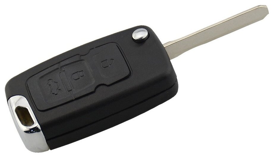 Выкидной ключ зажигания для Geely Excellence 3 кнопки (без чипа)