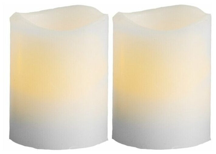 Комплект светодиодных свечей, цвет - белый, 2 шт, 066-27