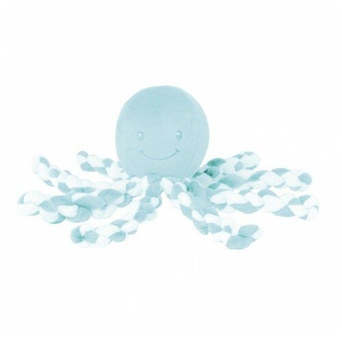 Игрушка мягкая Nattou Soft toy Lapidou Octopus Осьминог light blue-white 878760