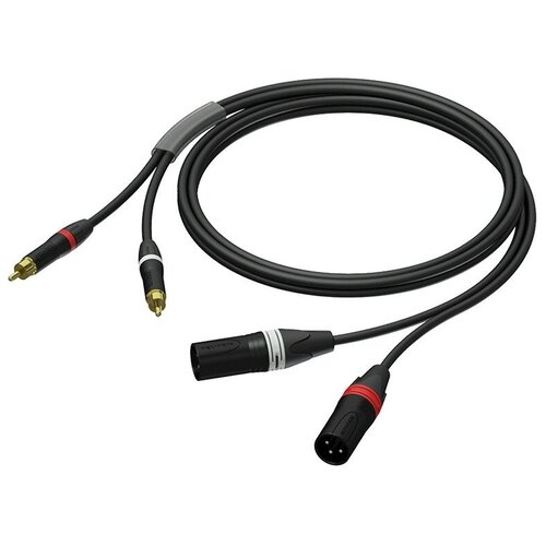 Кабель аудио 2xRCA - 2xXLR Procab PRA701/3 3.0m