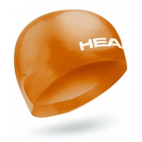 фото Шапочка стартовая head 3d racing m, цвет - оранжевый; материал - силикон 100%