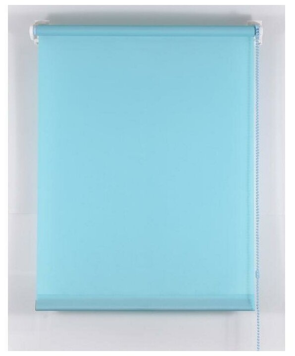 Рулонная штора Комфортиссимо, 60х160 см, цвет голубой Магеллан 6250370 . - фотография № 1