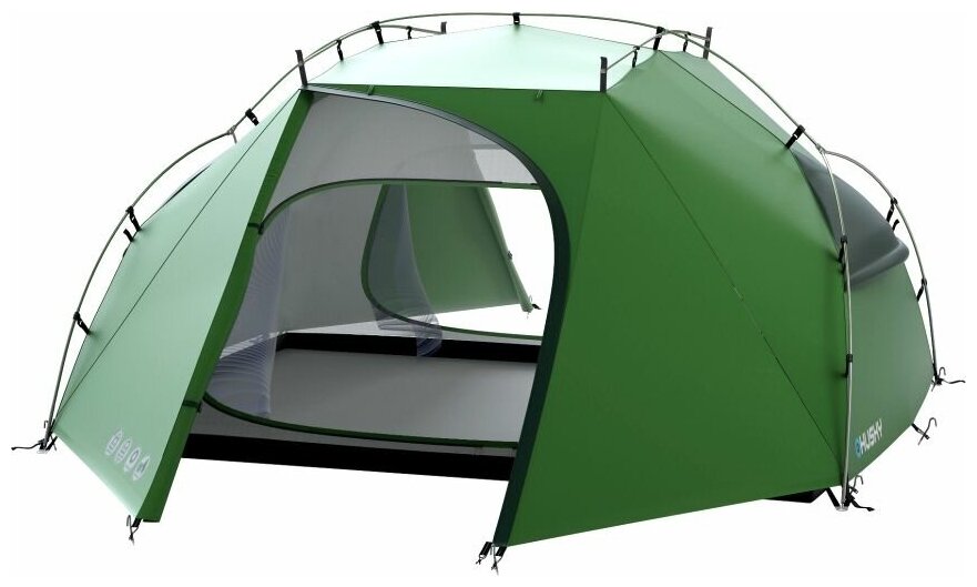 Палатка Husky Brofur 3 зеленый