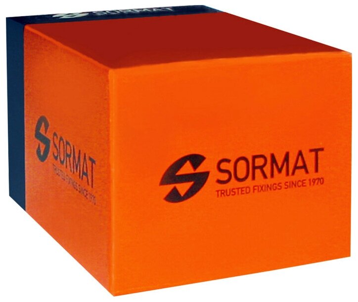 LYT LK SP 75679 Дюбель-гвоздь 6/40 (цилиндрическая манжета, оцинкованный гвоздь) Упаковка (200 шт.) Sormat - фото №1