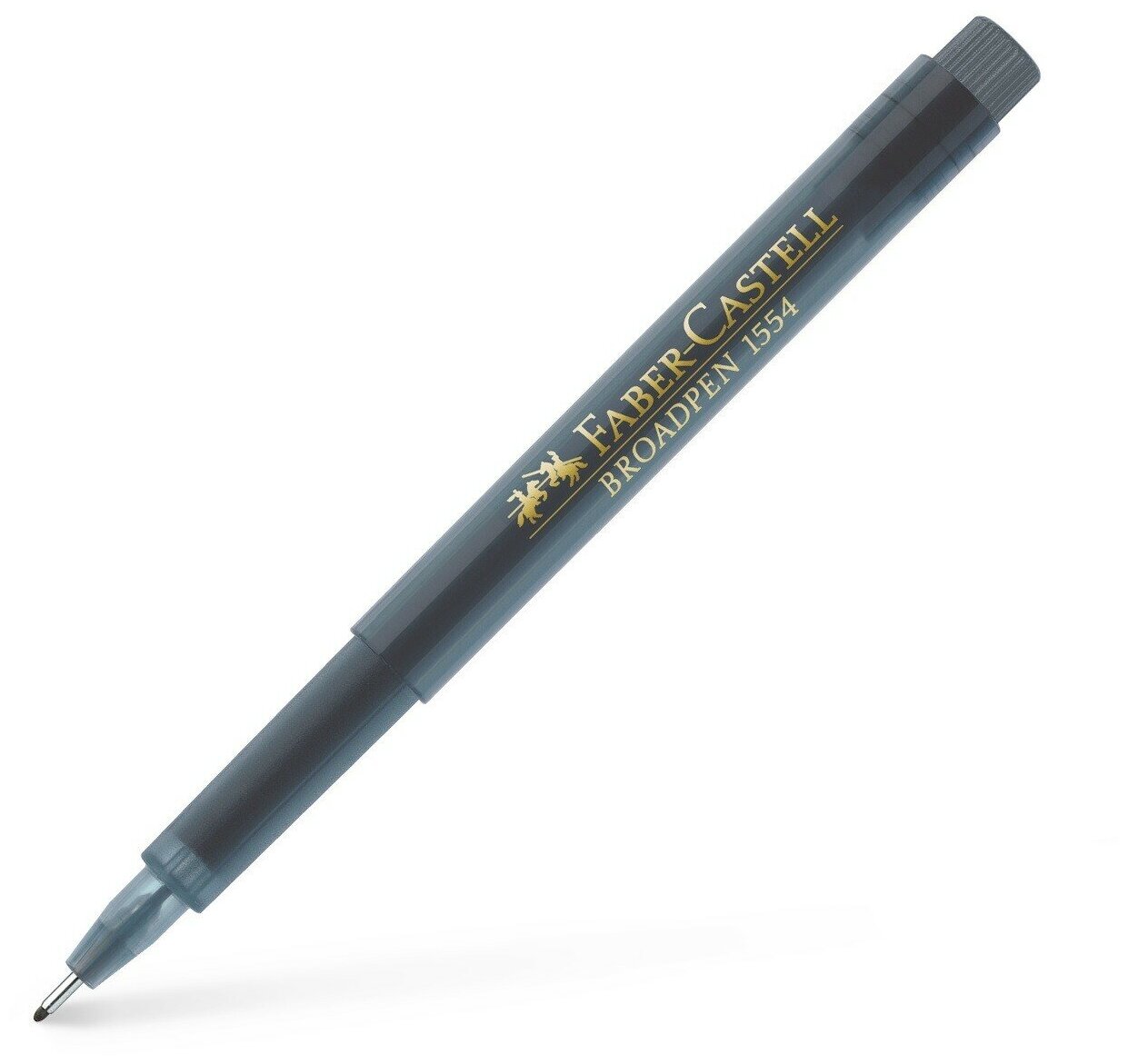 Капиллярная ручка Faber Castell Капиллярная ручка BROADPEN 1554 0.8 мм, цвет серый