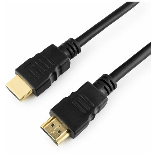 Кабель HDMI Cablexpert CC-HDMI4-0.5M, 0.5м, v2.0, 19M/19M, черный, позол.разъемы, экран, пакет кабель hdmi gembird cablexpert 3м v1 4 19m 19m плоский кабель черный позол разъемы cc hdmi4f 10