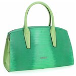 23004214 GREEN LIZARD/NAPPA Женская сумка Leo Ventoni, натуральная кожа - изображение