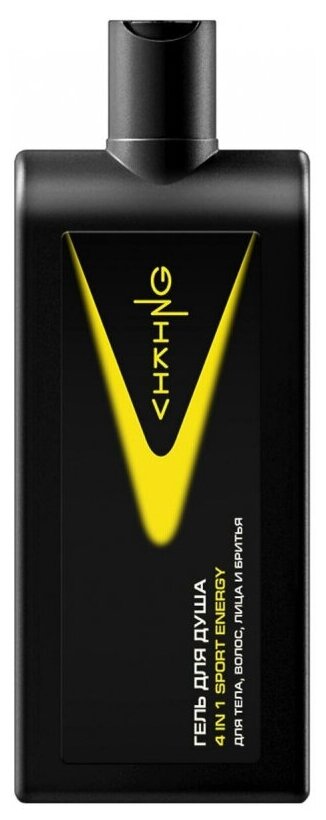 Гель для душа Viking 4 в 1, Sport Energy для тела, волос, лица, бритья, 300 мл