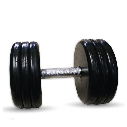 Гантель Barbell 28 кг классик с вращающейся ручкой хром